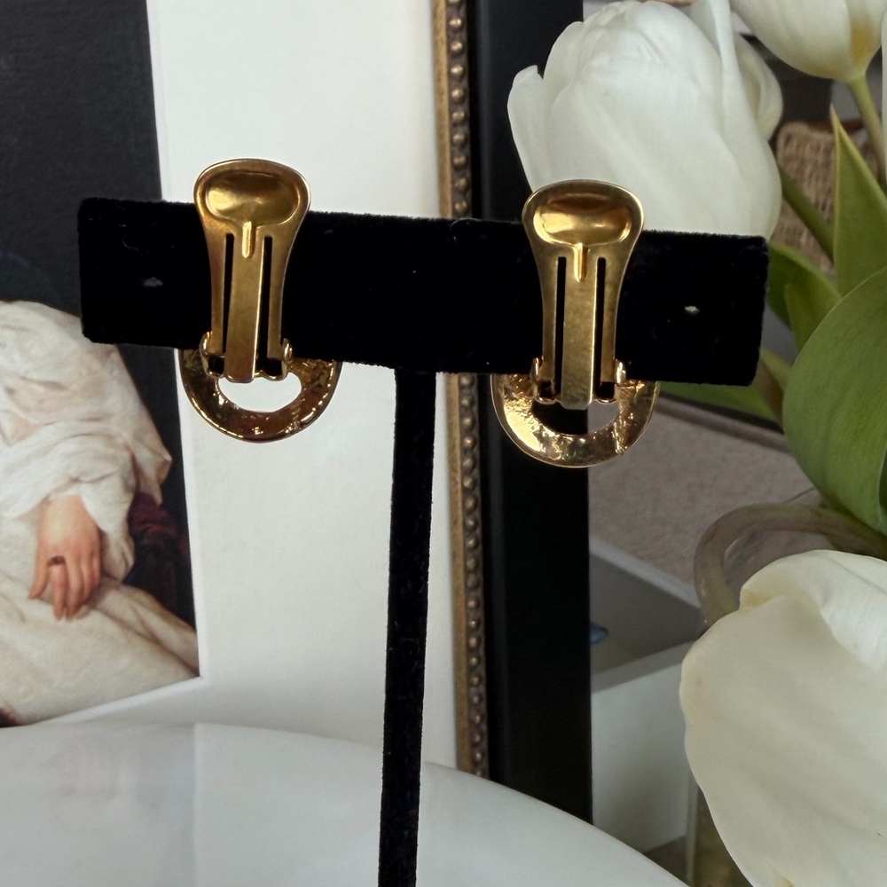 CELINE Vintage Macadam Earrings - Picture 3 of 3